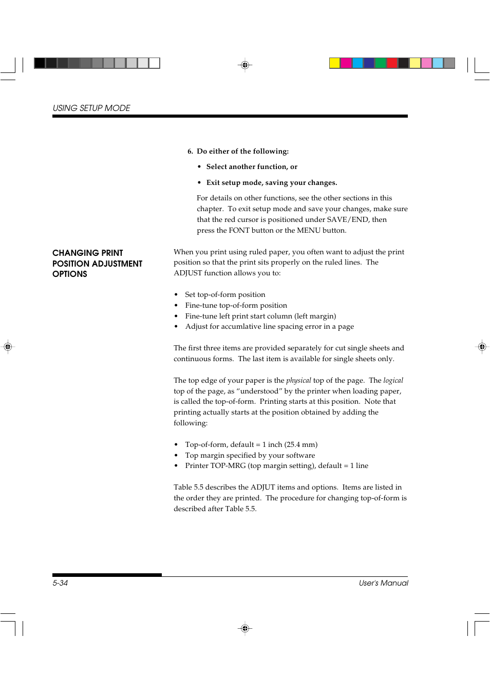FUJITSU DL3800 User Manual | Page 122 / 262