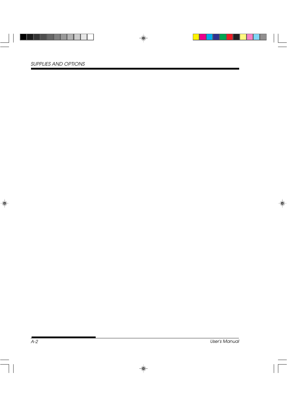 Supplies and options | FUJITSU DL3800 User Manual | Page 172 / 262