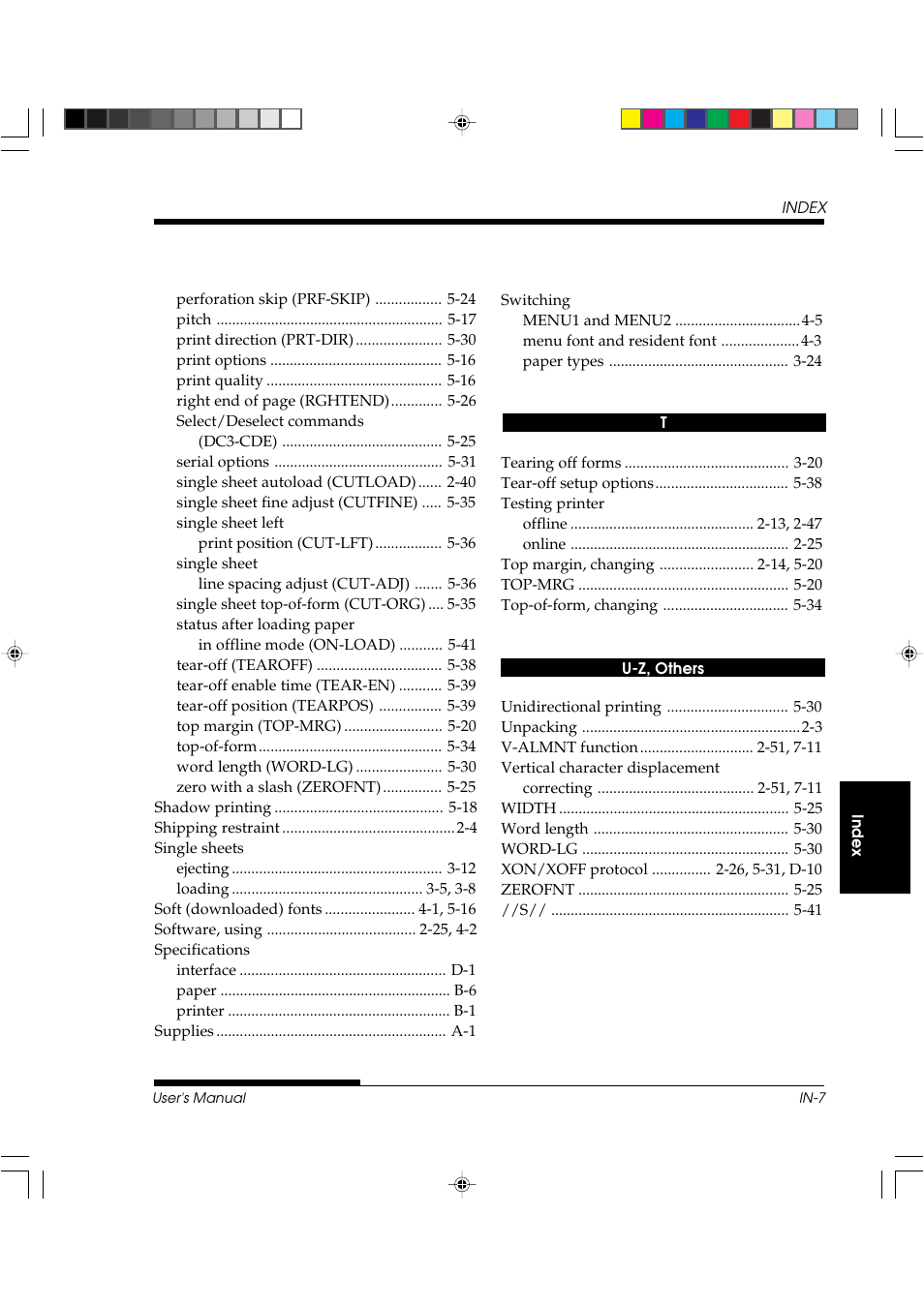 FUJITSU DL3800 User Manual | Page 259 / 262