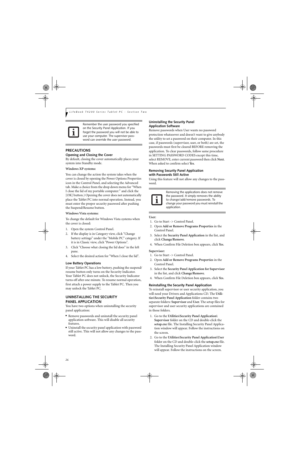 FUJITSU T4220 User Manual | Page 35 / 136