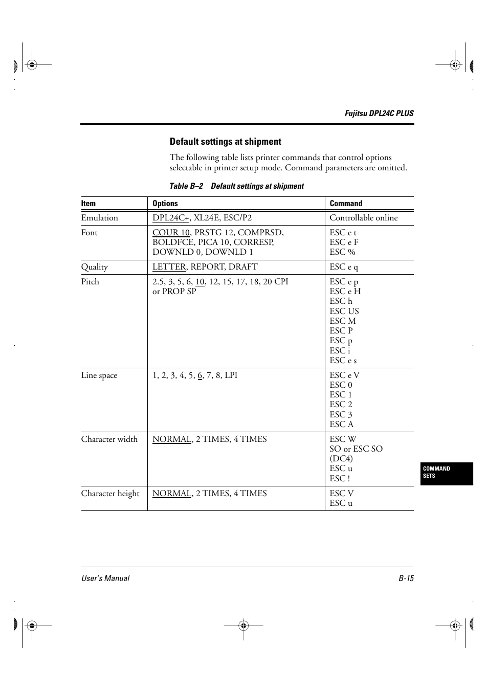 FUJITSU DL6400 User Manual | Page 158 / 247