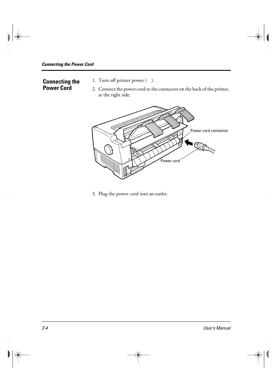 Connecting the power cord | FUJITSU DL6400 User Manual | Page 21 / 247