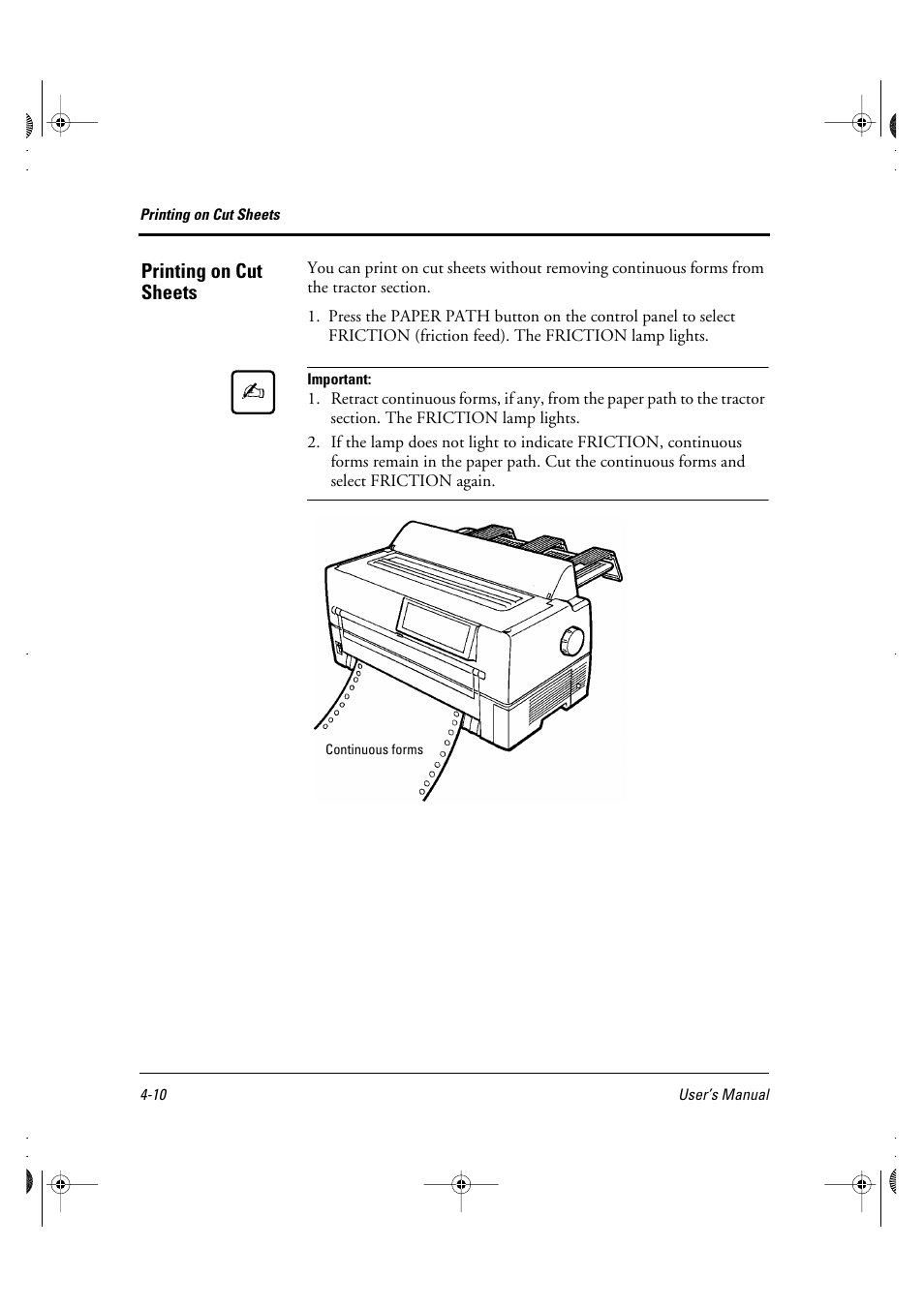 Printing on cut sheets | FUJITSU DL6400 User Manual | Page 41 / 247