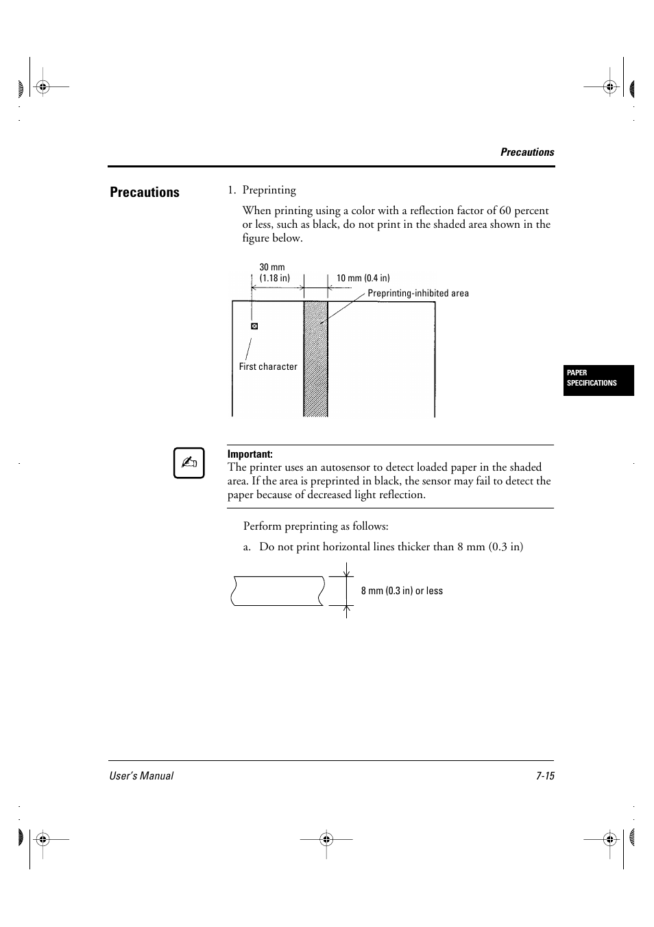 Precautions | FUJITSU DL6400 User Manual | Page 78 / 247