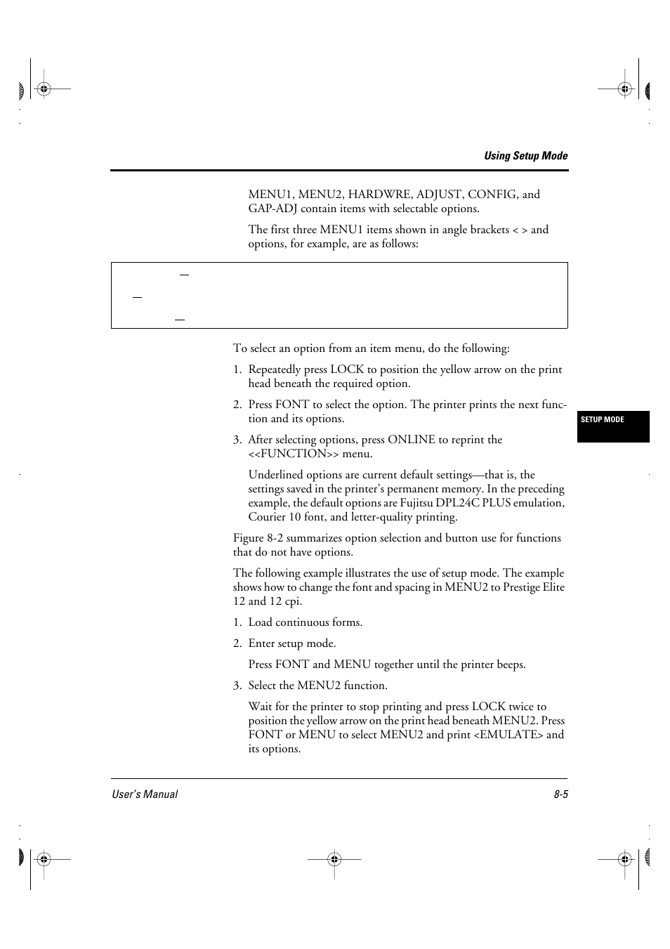 FUJITSU DL6400 User Manual | Page 86 / 247