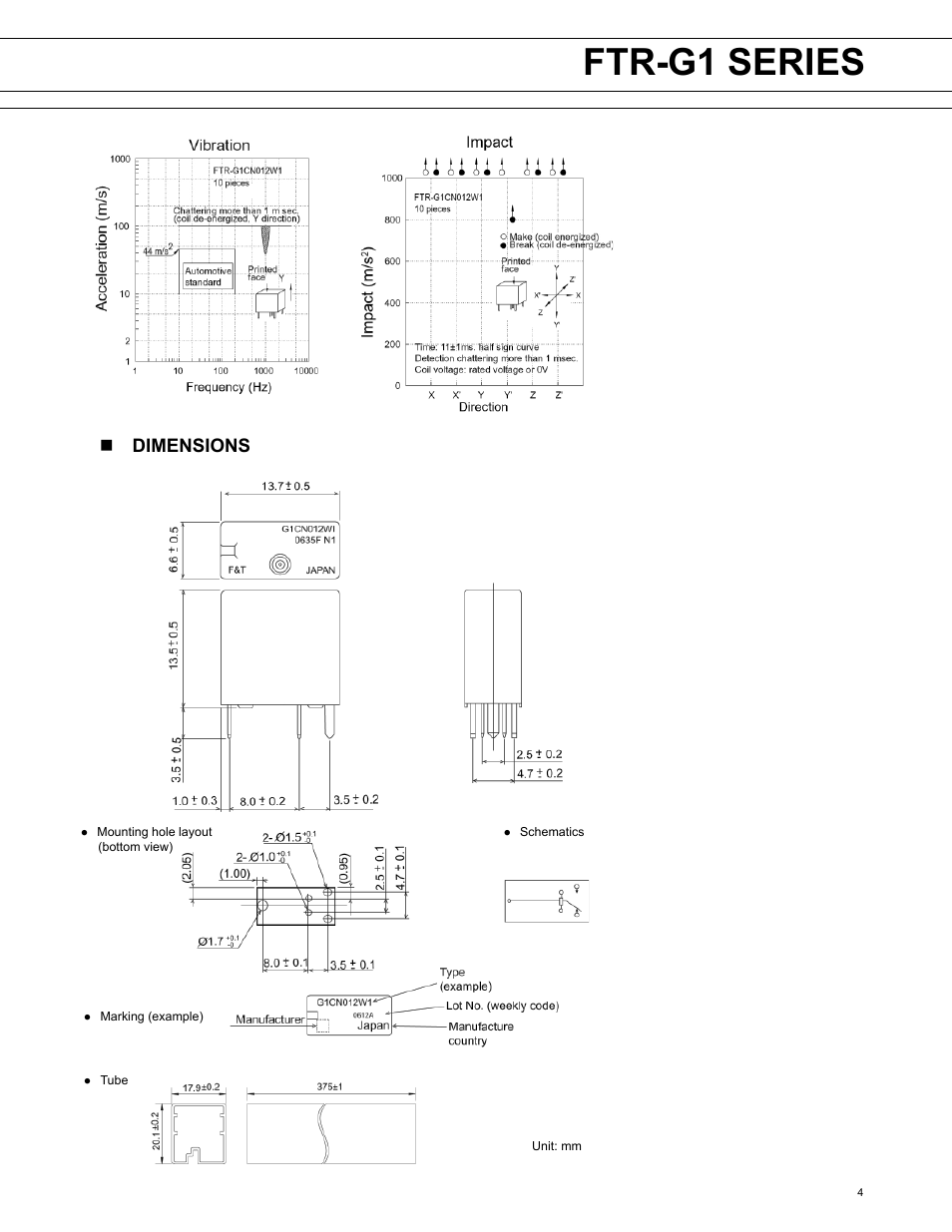 Ftr-g1 series, Ftr-k1 series | FUJITSU FTR-G1 User Manual | Page 4 / 6