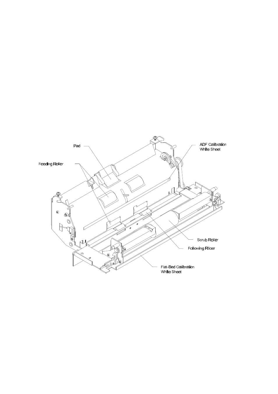 2 cleaning inside the adf | FUJITSU SCANPARTNER 600C User Manual | Page 27 / 95