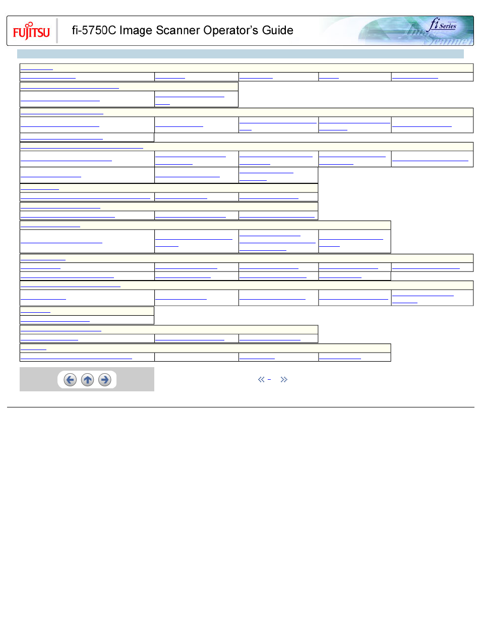 Contents map | FUJITSU FIJITSU Image Scanner fi-5750C User Manual | Page 3 / 167