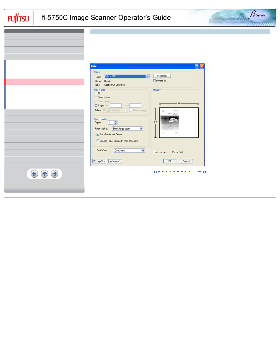 FUJITSU FIJITSU Image Scanner fi-5750C User Manual | Page 83 / 167