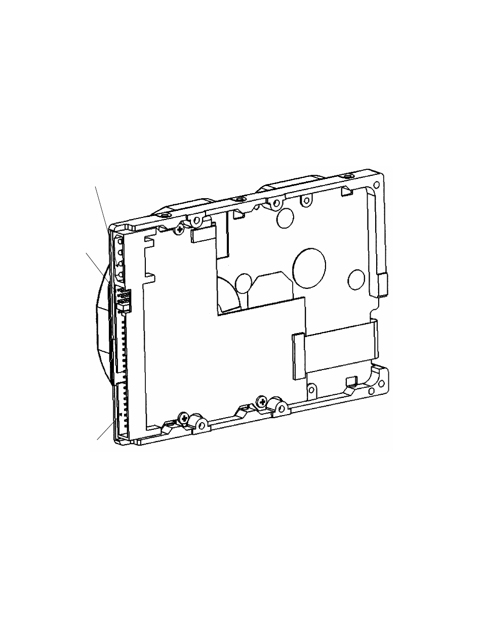 3 cable connections, 1 device connector | FUJITSU MPE3XXXAE User Manual | Page 36 / 183