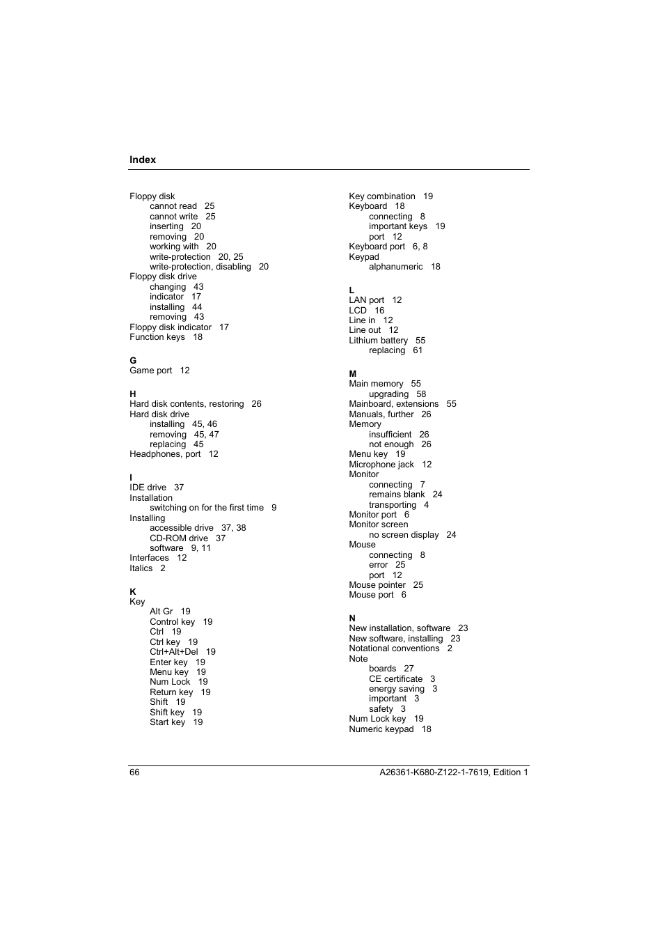 FUJITSU V810 User Manual | Page 74 / 76