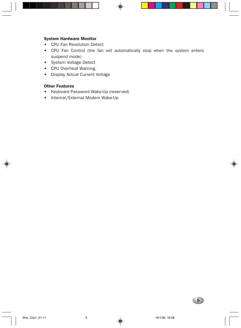 FUJITSU 2000 User Manual | Page 19 / 66