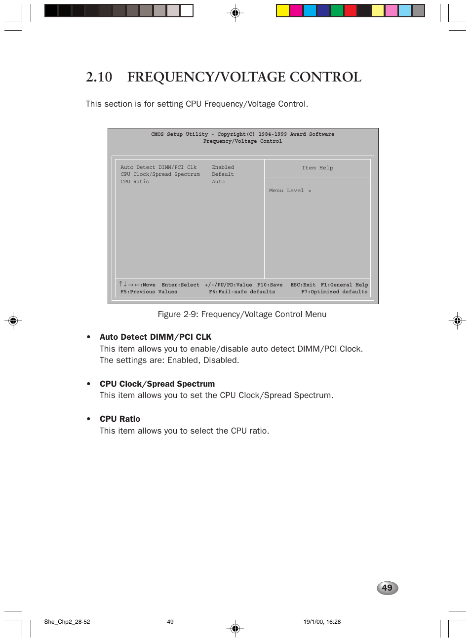 10 frequency/voltage control | FUJITSU 2000 User Manual | Page 63 / 66