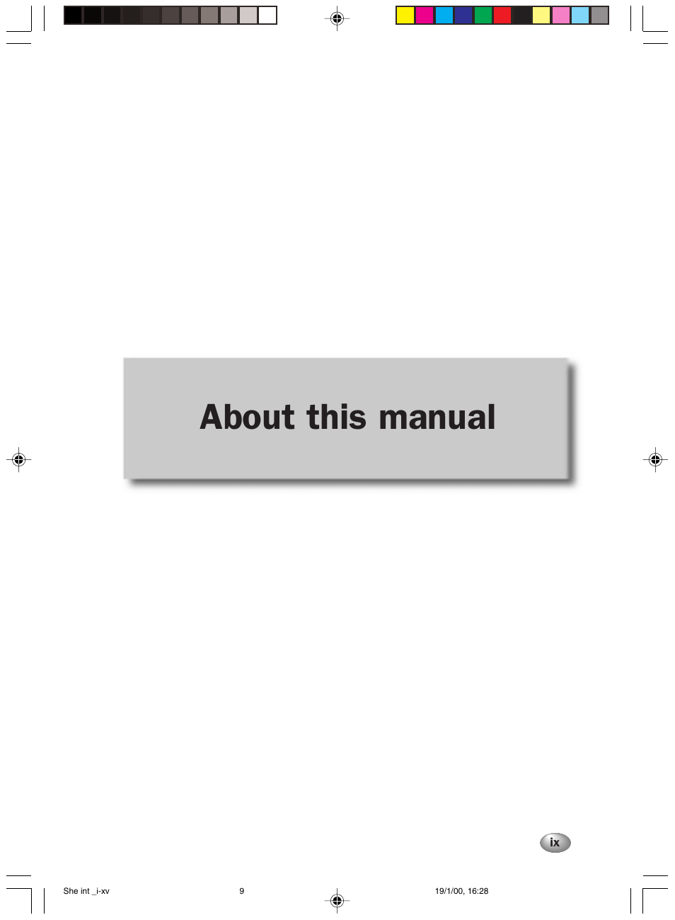 About this manual | FUJITSU 2000 User Manual | Page 9 / 66