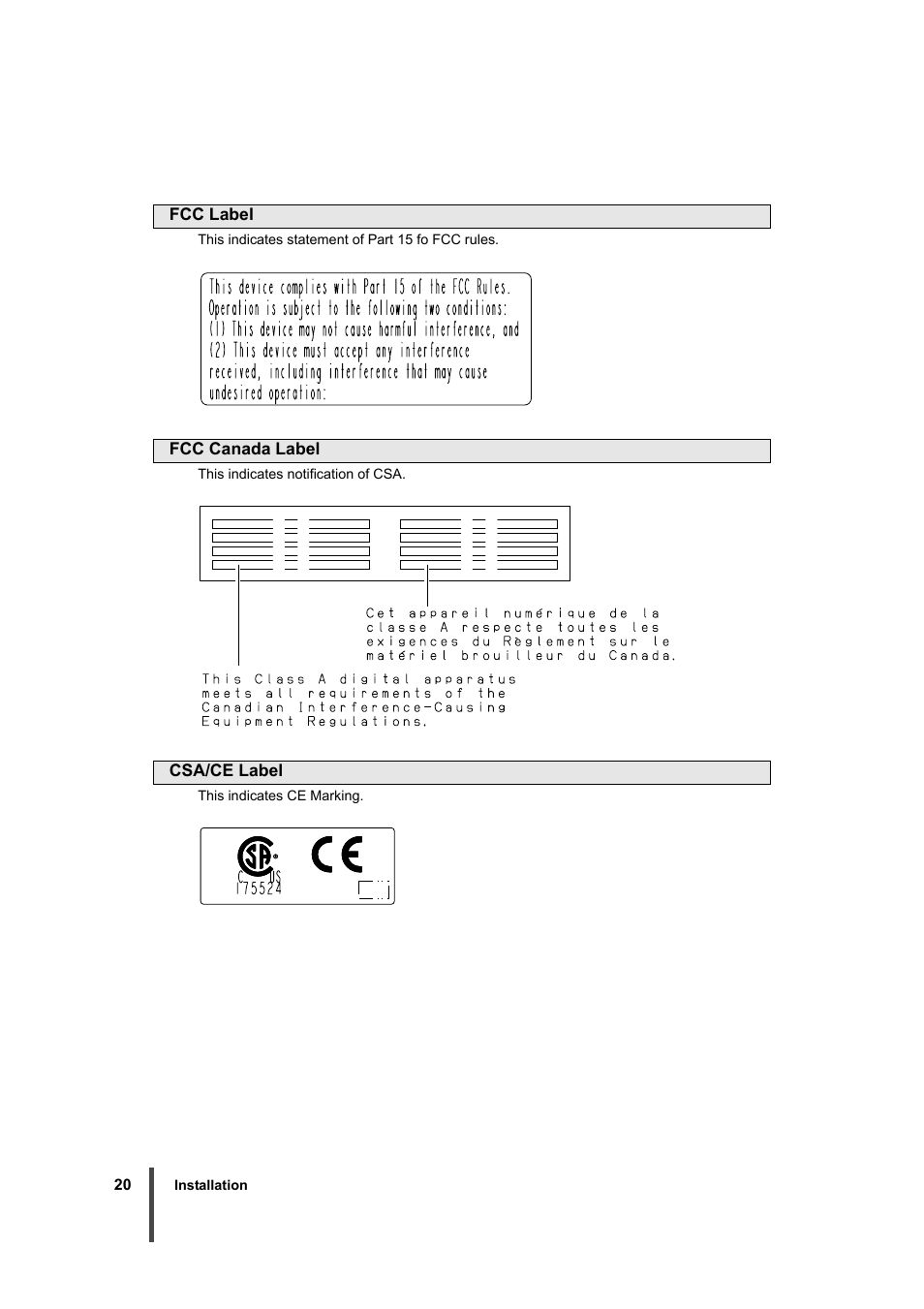 FUJITSU XG2000 User Manual | Page 22 / 45