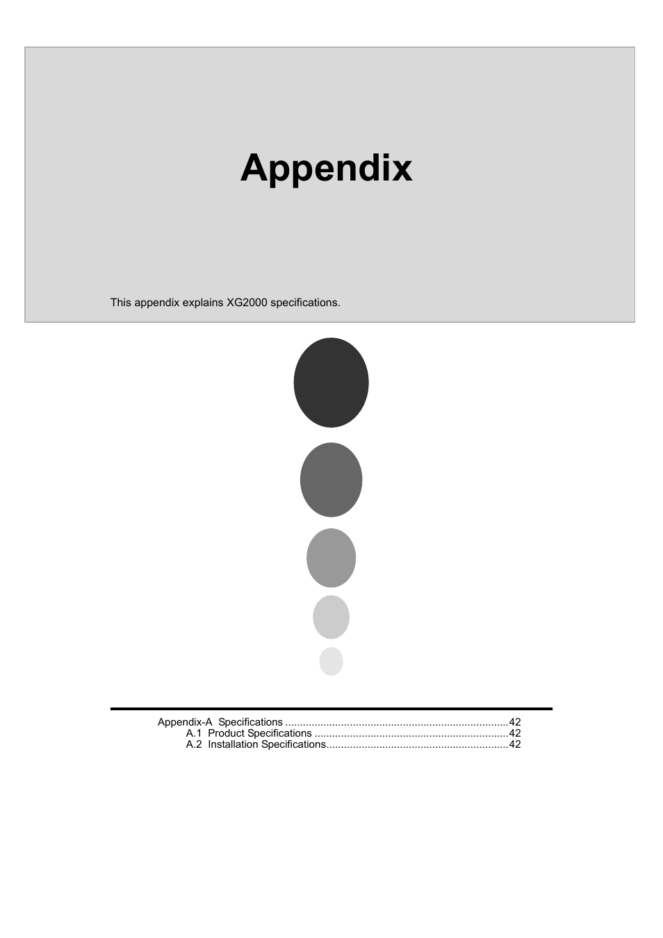 Appendix | FUJITSU XG2000 User Manual | Page 43 / 45