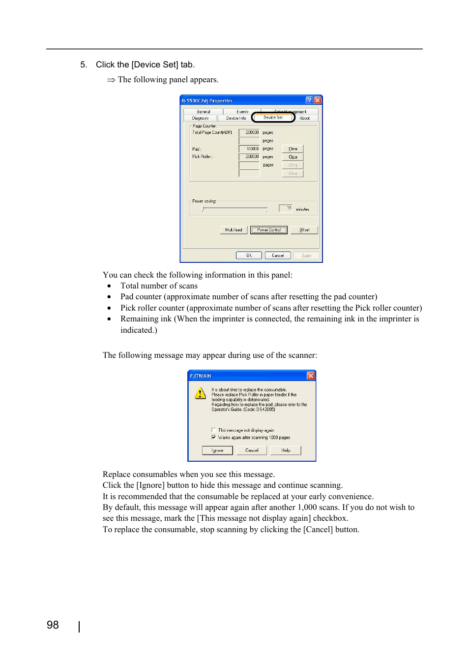 FUJITSU IMAGE FI-5530C2 User Manual | Page 114 / 179