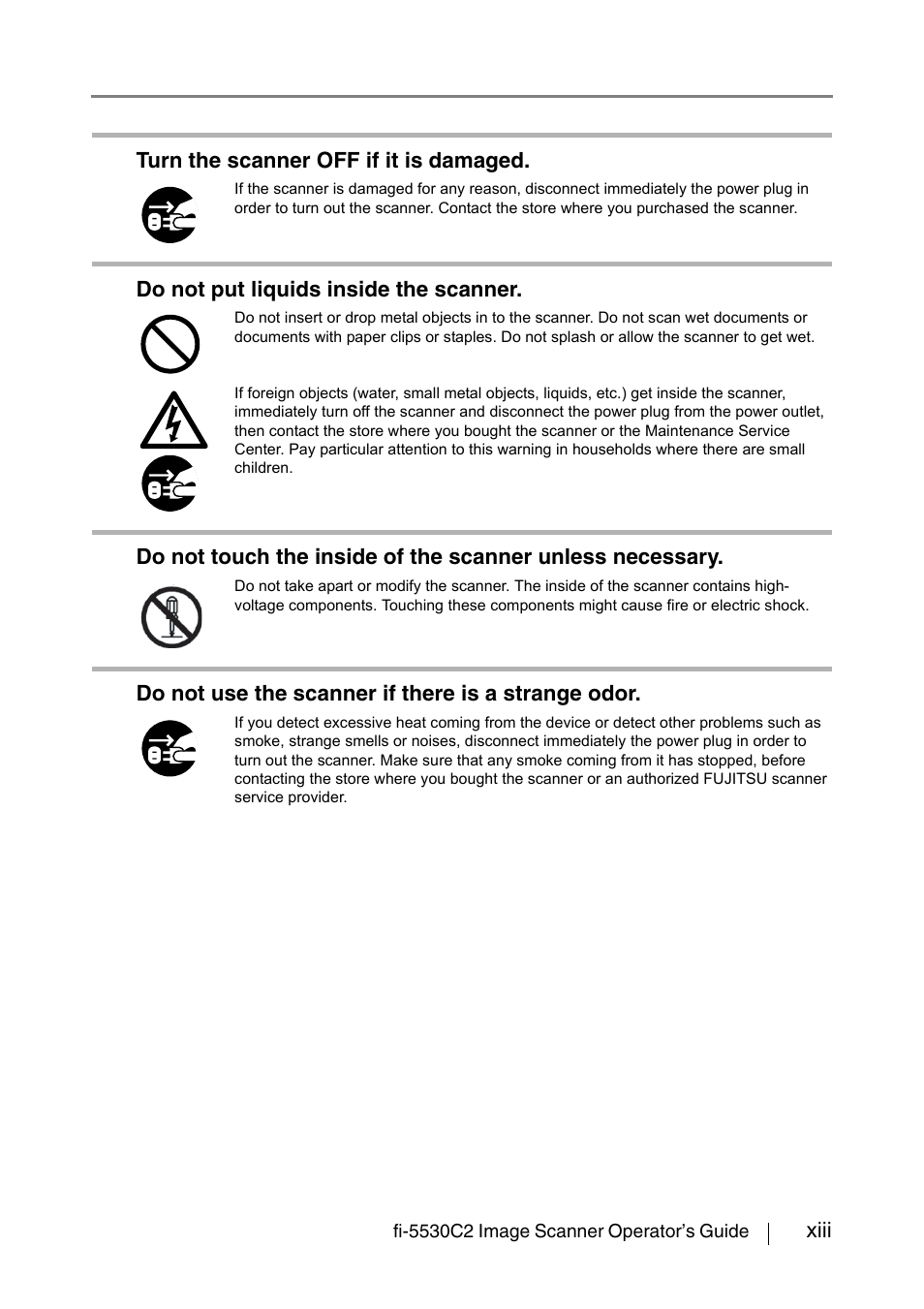 FUJITSU IMAGE FI-5530C2 User Manual | Page 13 / 179