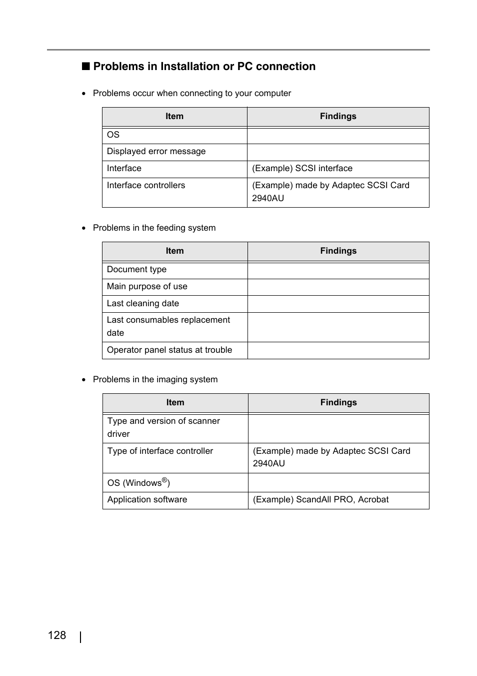 128 ■ problems in installation or pc connection | FUJITSU IMAGE FI-5530C2 User Manual | Page 144 / 179