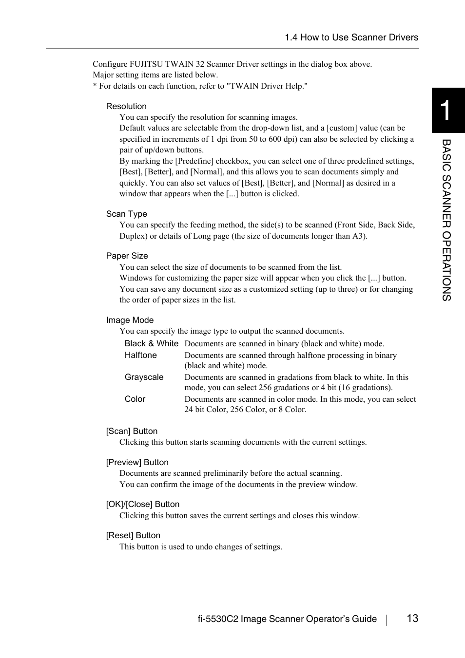 FUJITSU IMAGE FI-5530C2 User Manual | Page 29 / 179