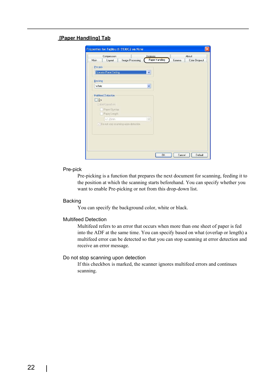 FUJITSU IMAGE FI-5530C2 User Manual | Page 38 / 179