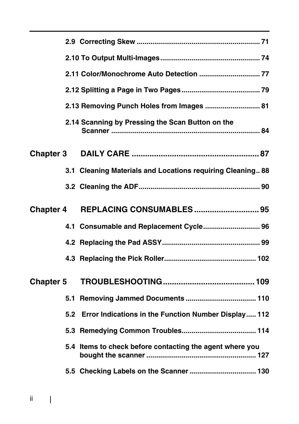 FUJITSU IMAGE FI-5530C2 User Manual | Page 4 / 179