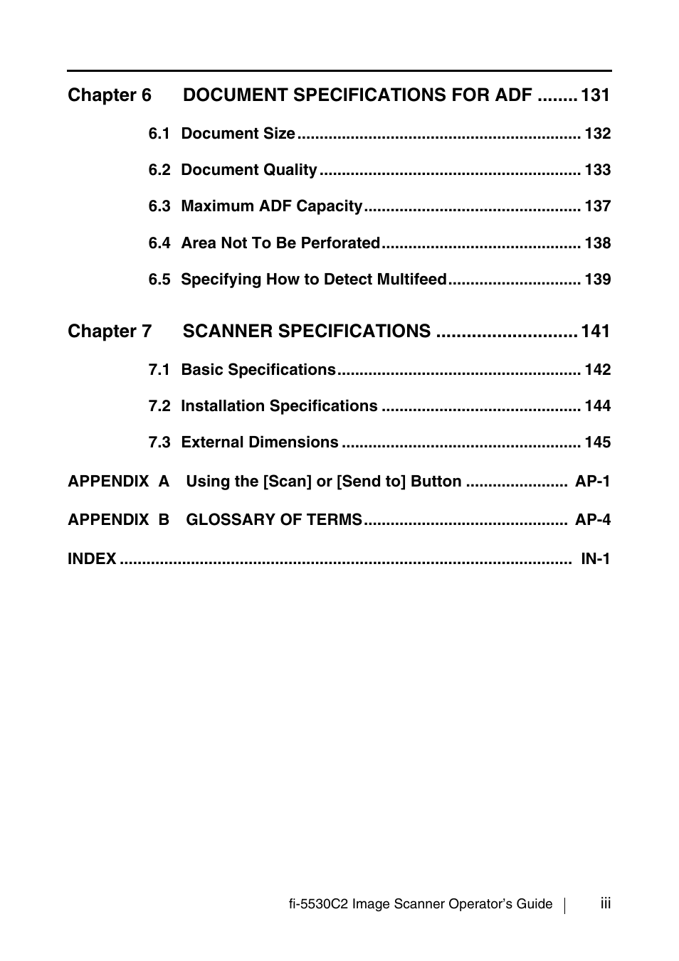 FUJITSU IMAGE FI-5530C2 User Manual | Page 5 / 179