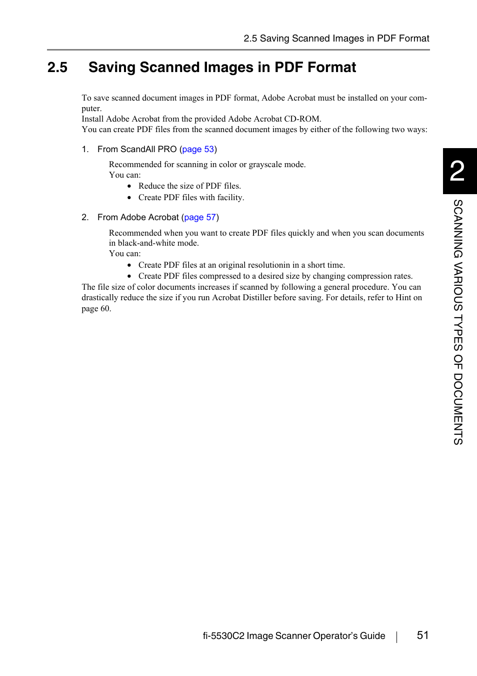 5 saving scanned images in pdf format | FUJITSU IMAGE FI-5530C2 User Manual | Page 67 / 179