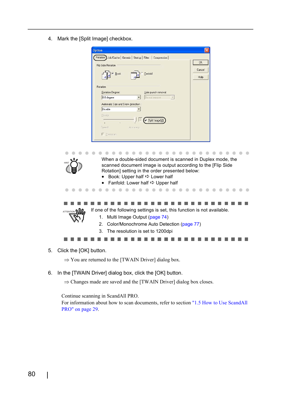 FUJITSU IMAGE FI-5530C2 User Manual | Page 96 / 179