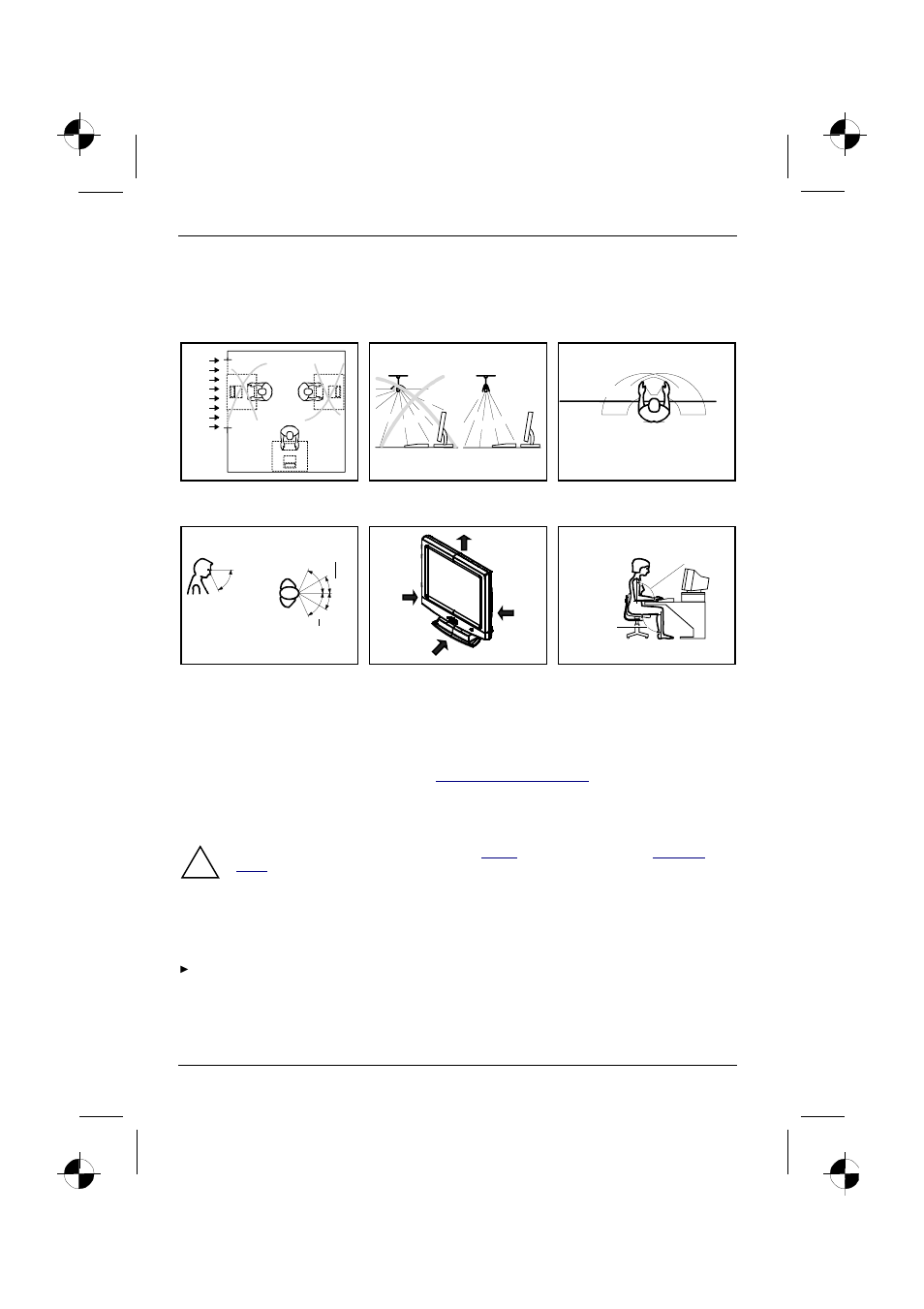 Installing an ergonomic video workstation, Connecting the monitor | FUJITSU 461V FA User Manual | Page 16 / 30