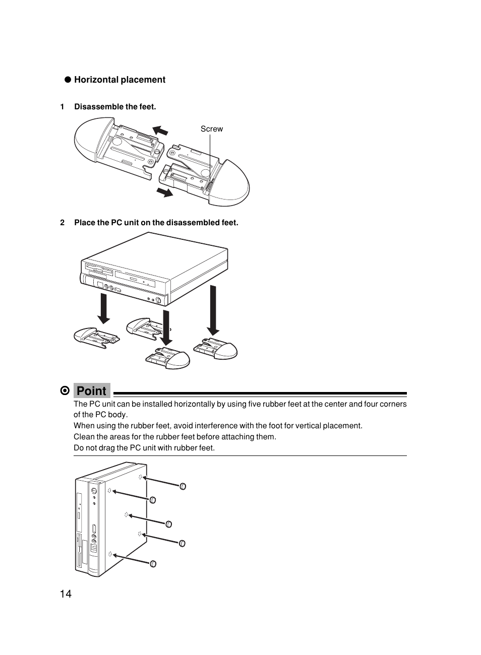 Point | FUJITSU DESKPOWER 6000/SS User Manual | Page 24 / 79