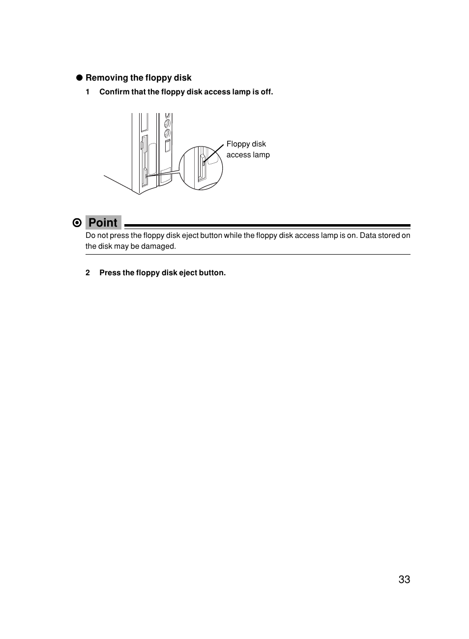 Point | FUJITSU DESKPOWER 6000/SS User Manual | Page 43 / 79