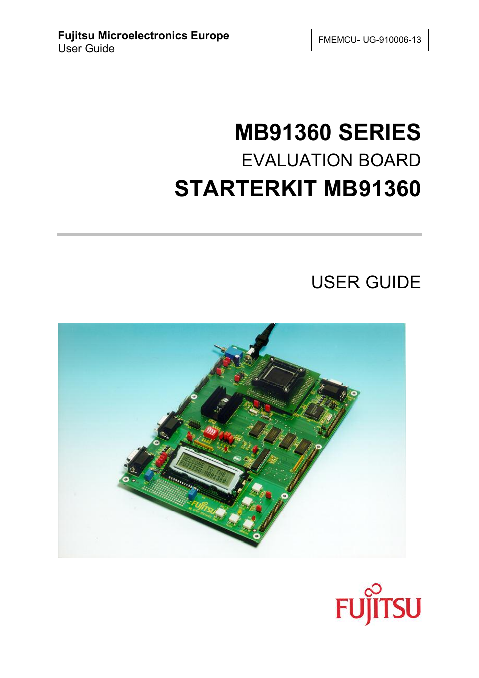 FUJITSU MB91360 User Manual | 43 pages