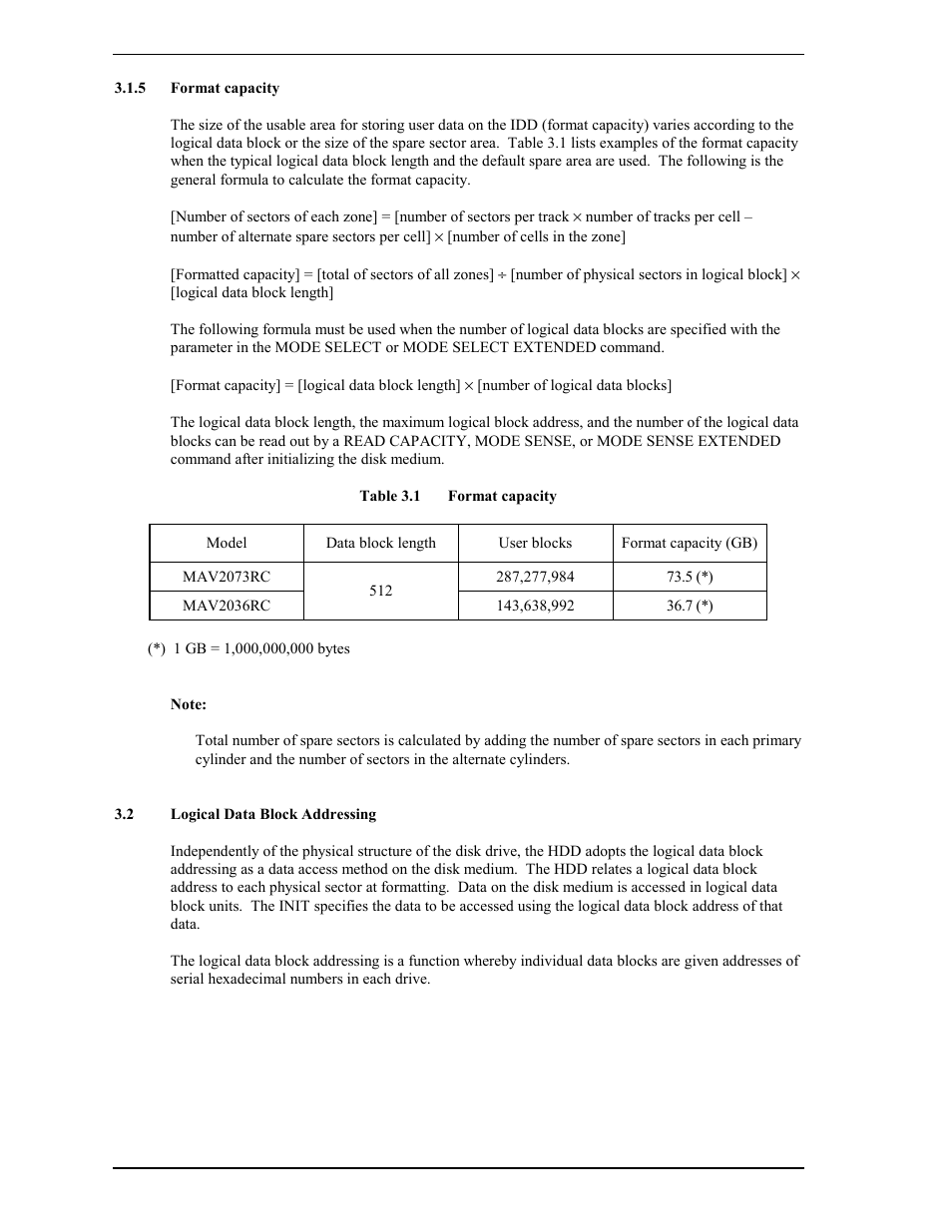 FUJITSU MAV2036RC User Manual | Page 36 / 92