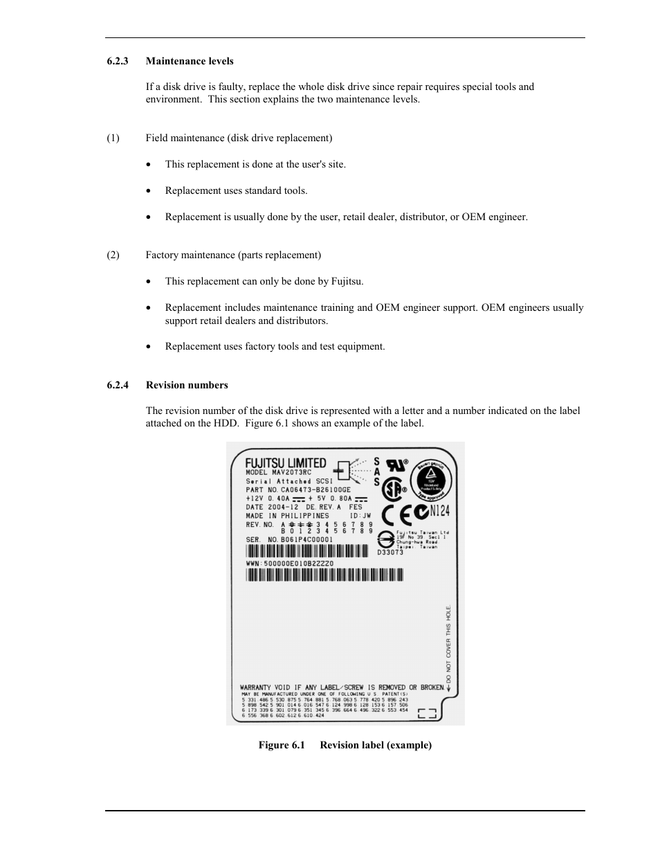 FUJITSU MAV2036RC User Manual | Page 69 / 92