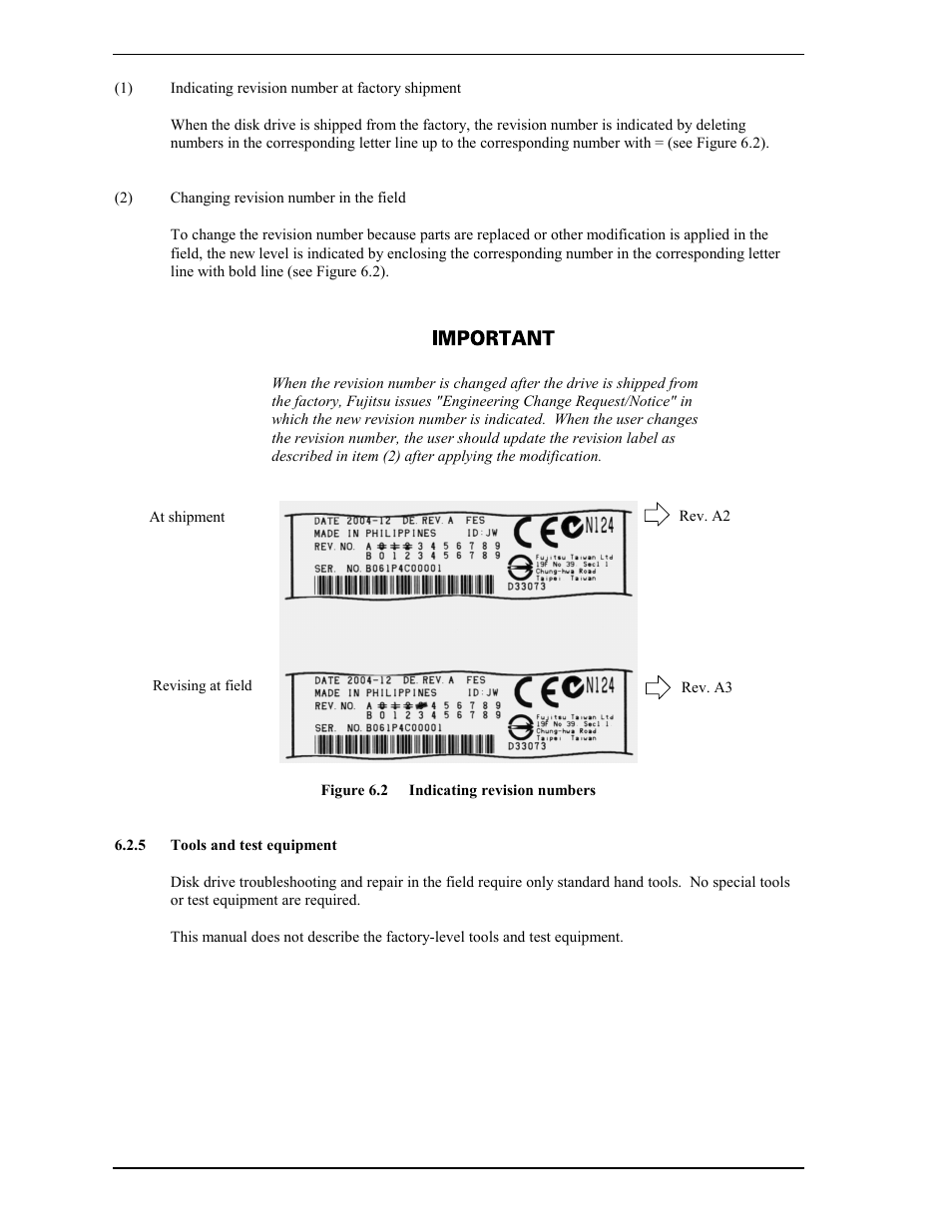 FUJITSU MAV2036RC User Manual | Page 70 / 92