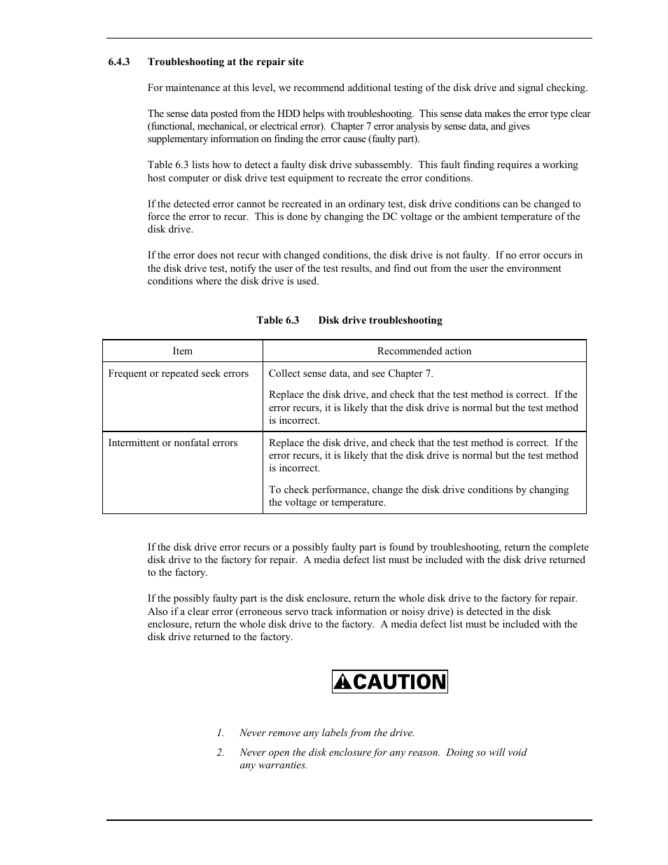 FUJITSU MAV2036RC User Manual | Page 75 / 92
