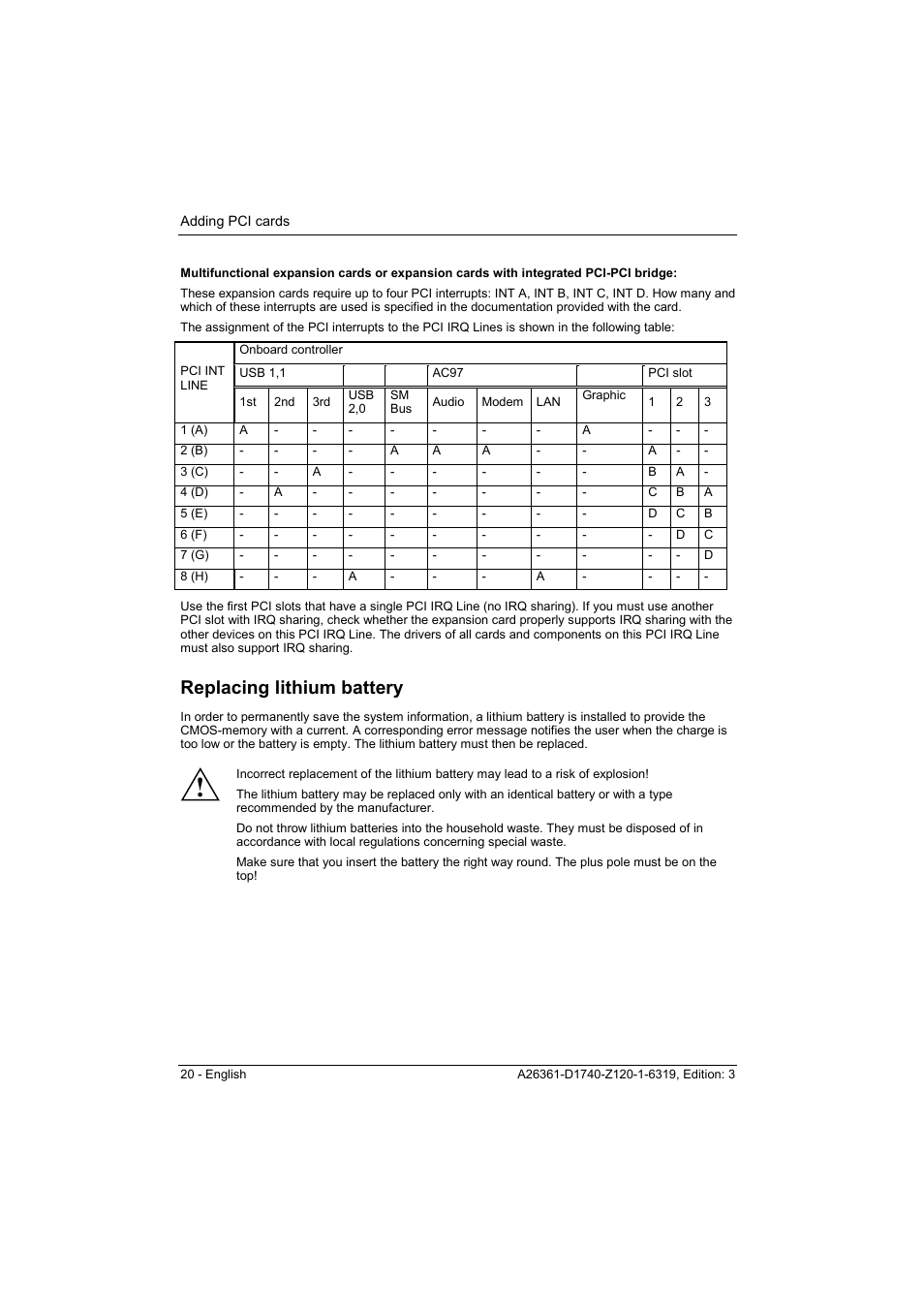 Replacing lithium battery | FUJITSU answers^2 D1740 User Manual | Page 30 / 43