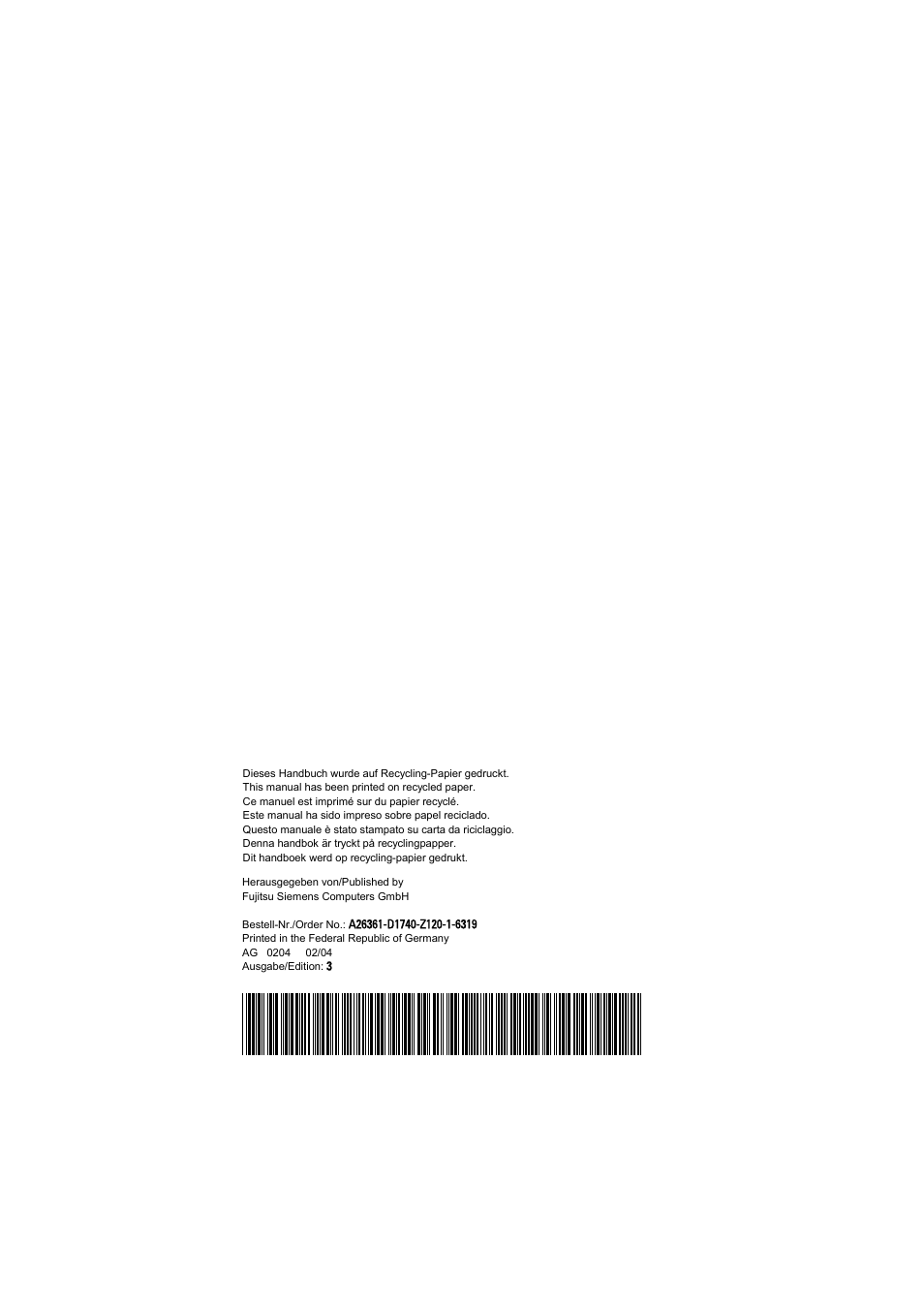 FUJITSU answers^2 D1740 User Manual | Page 4 / 43