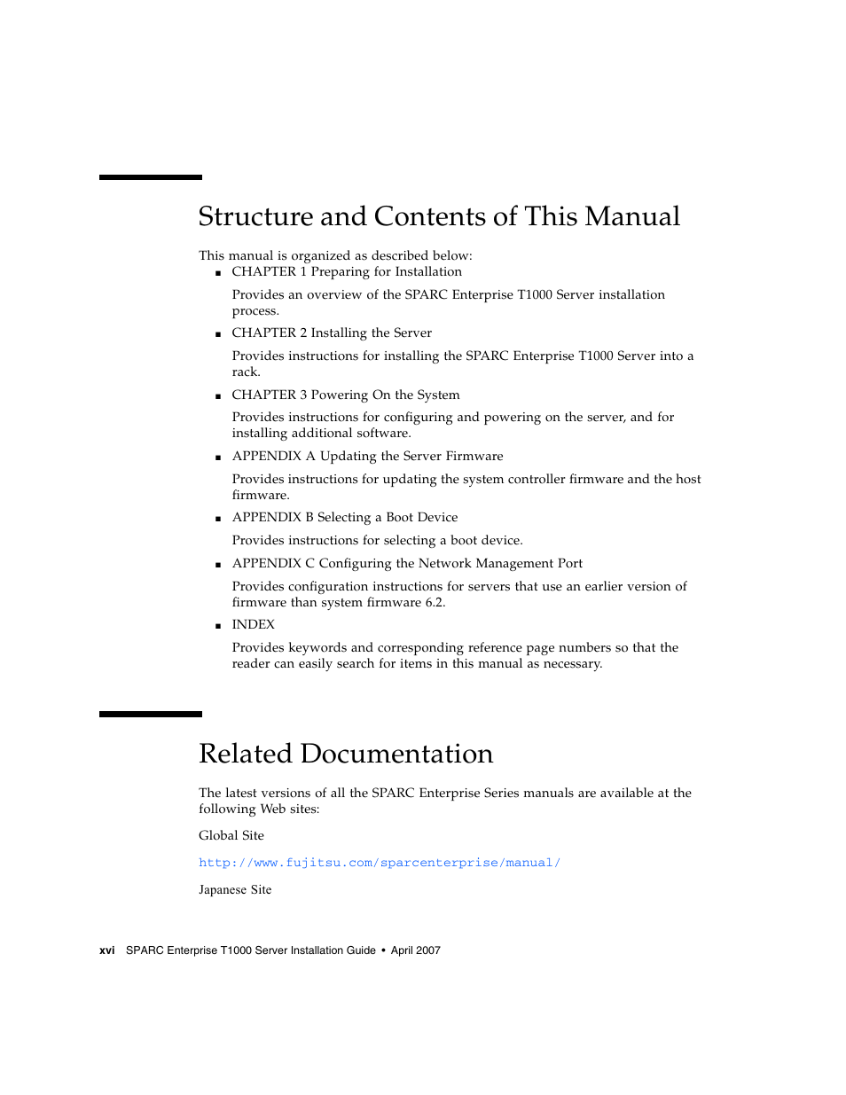 Structure and contents of this manual, Related documentation | FUJITSU T1000 User Manual | Page 18 / 84