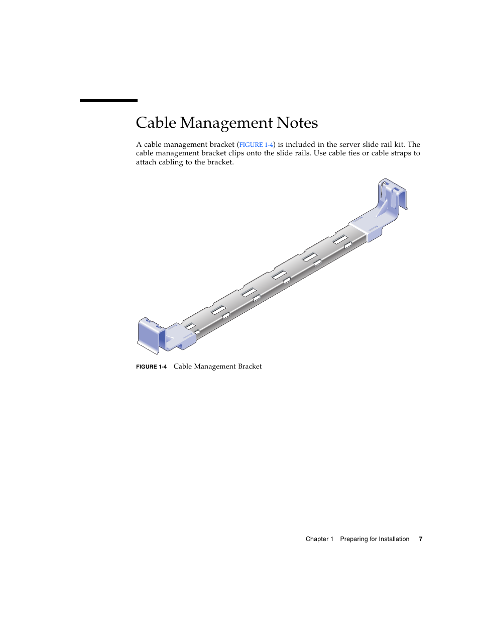 Cable management notes, Figure 1-4 | FUJITSU T1000 User Manual | Page 33 / 84