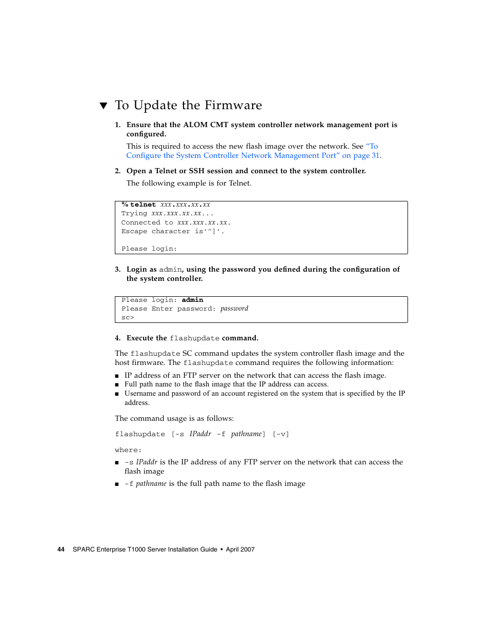 To update the firmware | FUJITSU T1000 User Manual | Page 70 / 84