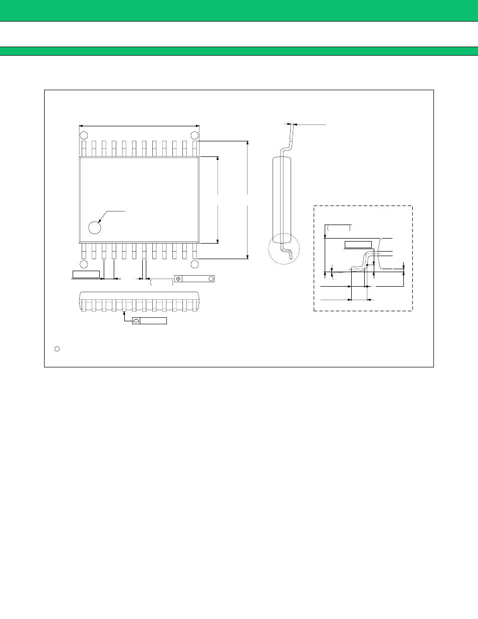 Package dimension, Mb3887 | FUJITSU MB3887 User Manual | Page 31 / 32