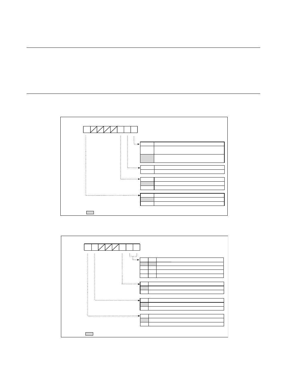 1 configuration of control status register (csr), Configuration of control status register (csr), Control status register (csr) (upper) | FUJITSU F2MCTM-16LX User Manual | Page 469 / 682