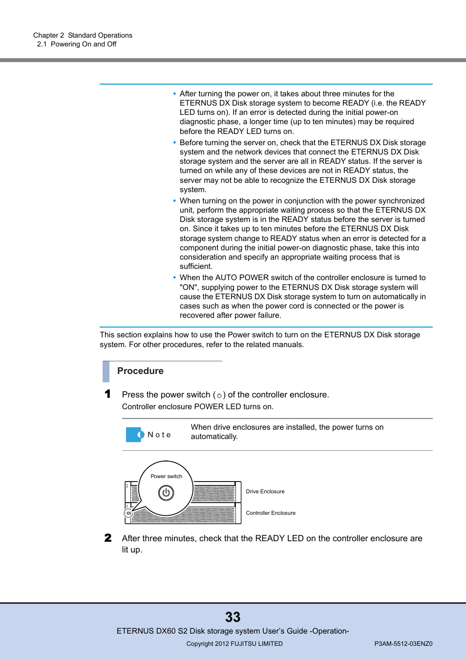FUJITSU Disk Storage System DX60 User Manual | Page 33 / 122