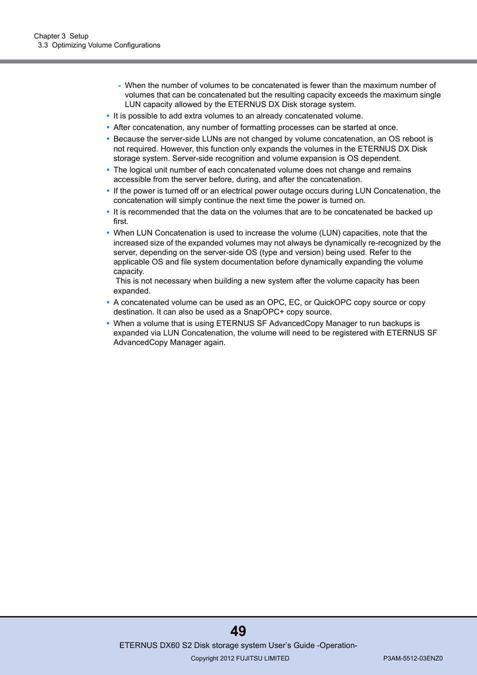 FUJITSU Disk Storage System DX60 User Manual | Page 49 / 122