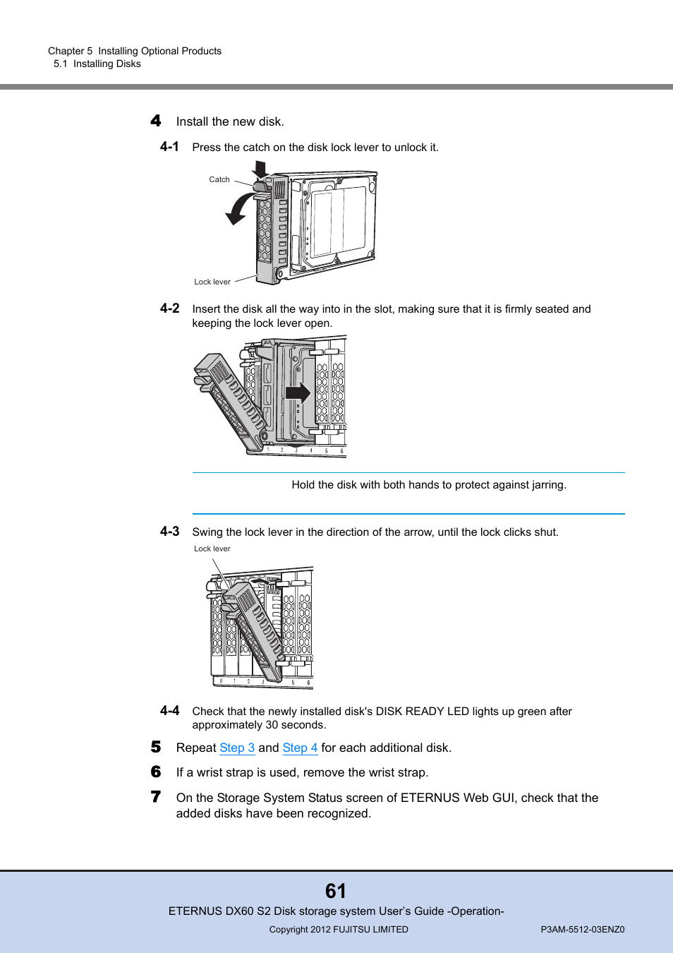 FUJITSU Disk Storage System DX60 User Manual | Page 61 / 122