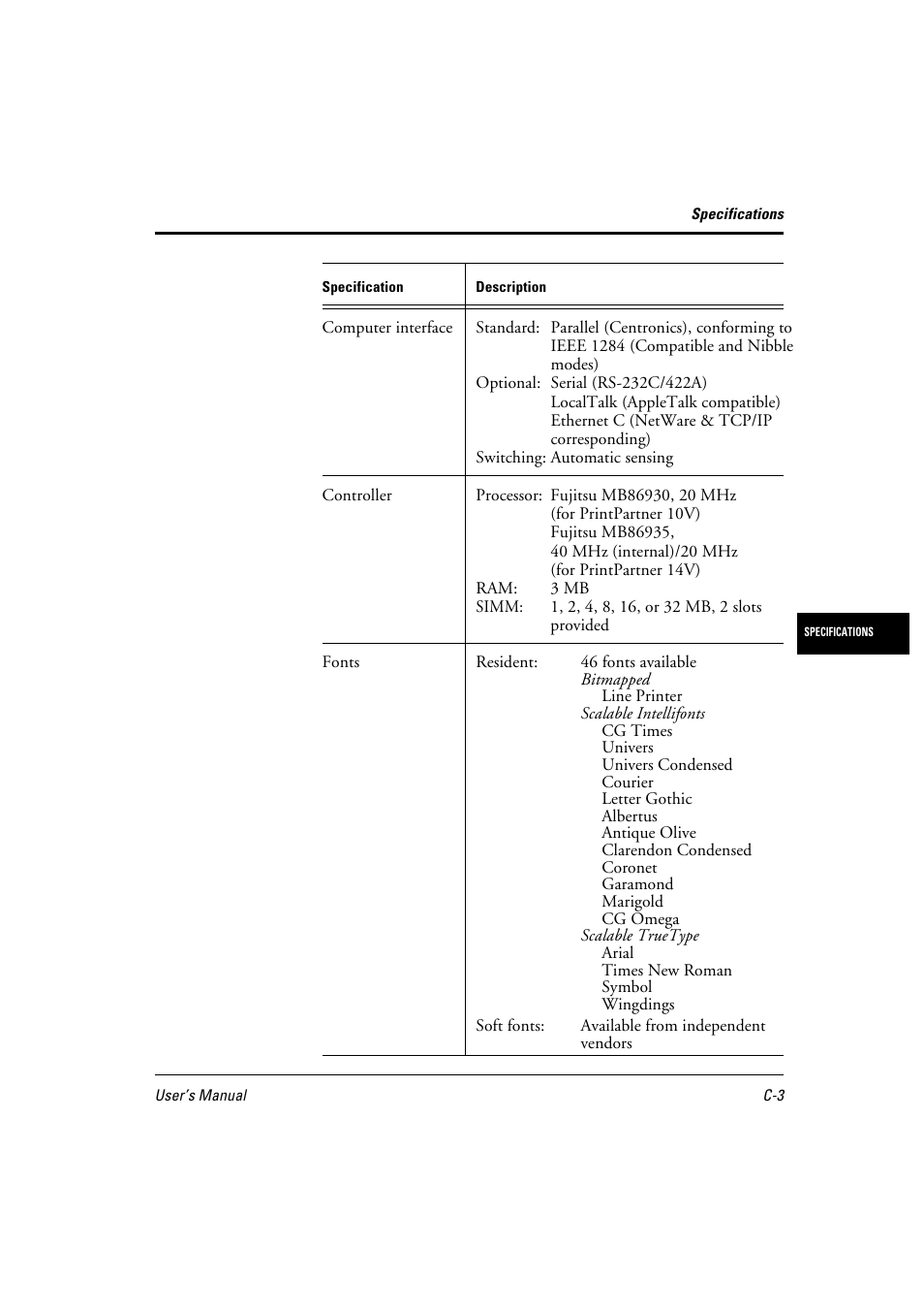 FUJITSU 10 ppm User Manual | Page 132 / 146