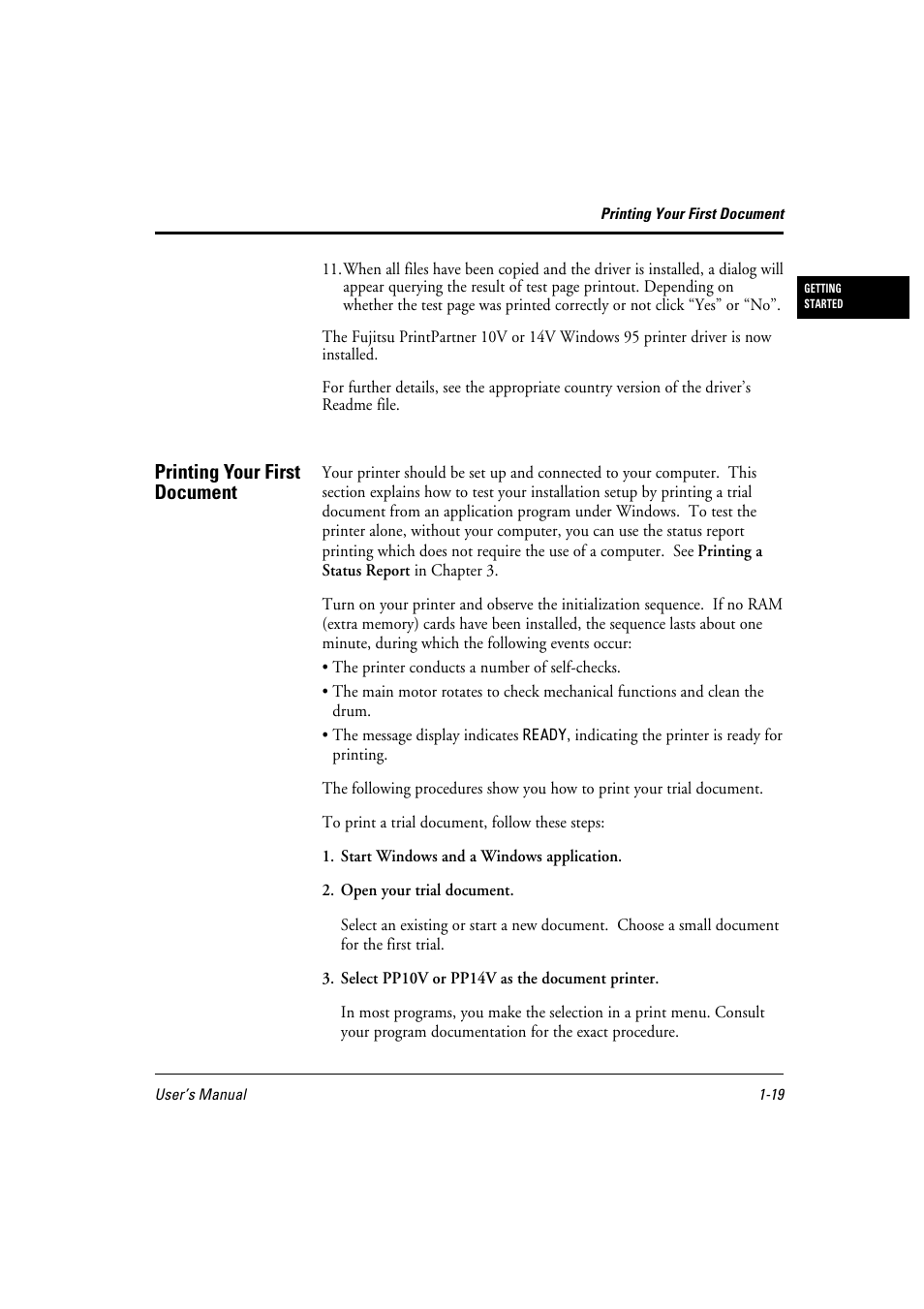 FUJITSU 10 ppm User Manual | Page 34 / 146