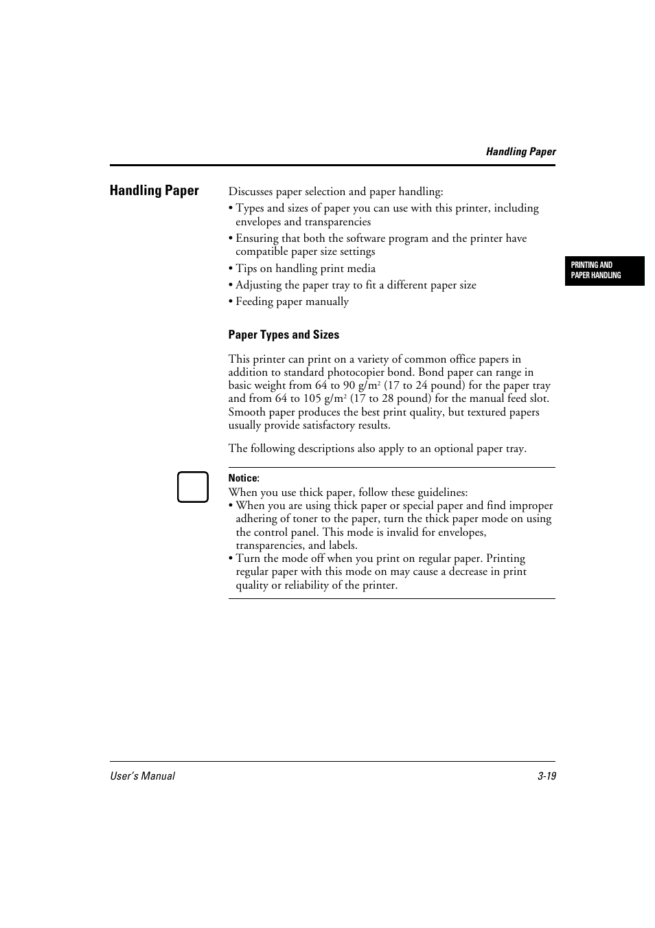 Handling paper | FUJITSU 10 ppm User Manual | Page 64 / 146